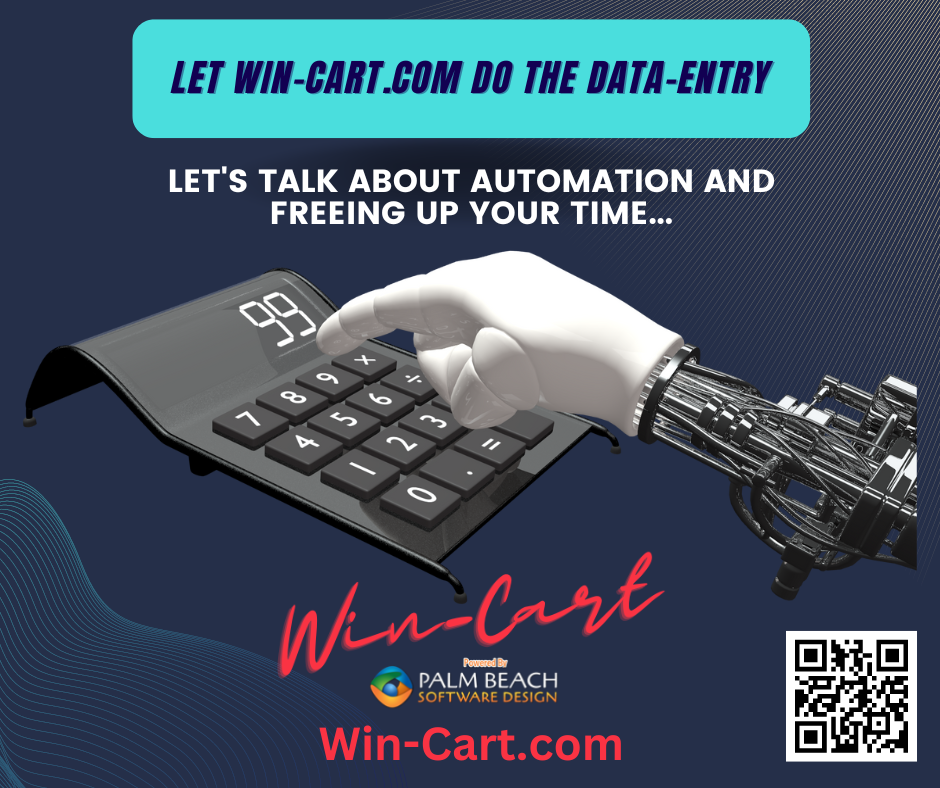 Win-Cart automatically uploads and processes your vendor's data feeds.